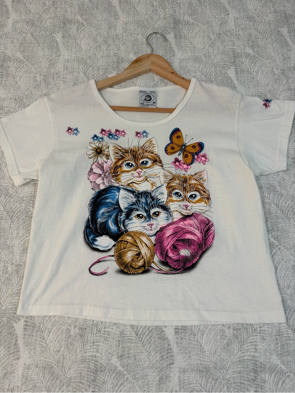 Vintage cotton cat t shirt